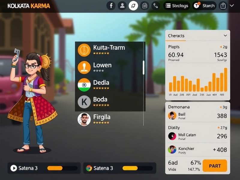 Kolkata Karma character customization screen